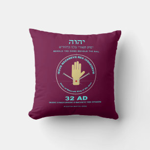 Hand von YHVH Kissen