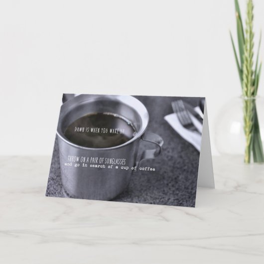 HAND WARMER Grußkarte Dankeskarte (Vorderseite)