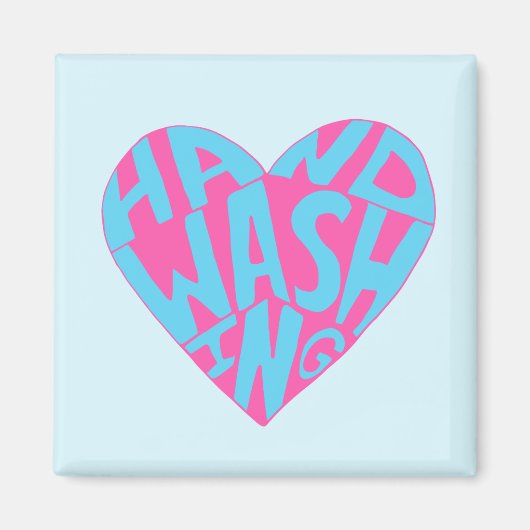 Hand waschen magnet (Vorne)