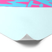 Hand waschen poster (Ecke)