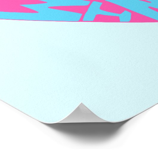 Hand waschen poster (Ecke)