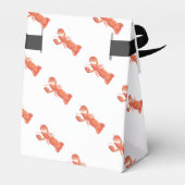 Hand Wasserfarbe Hummer Hauptfang Junggesellinnena Geschenkschachtel (Rückseite)