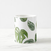 Hand Watercolor Monstera Adansonii Leaf Bridal Kaffeetasse (Mittel)