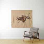 Hand-Whipping a Bronc von Edward Borein Wandteppich (Beispiel (Horizontal))