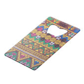 Hand Woven Thai Seidenmuster Geldbeutel Flaschenöffner (Vorderseite Schrägansicht)