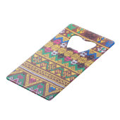 Hand Woven Thai Seidenmuster Geldbeutel Flaschenöffner (Rückseite Schrägansicht)