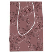 Hand Writed "Danke" Herzmuster Mittlere Geschenktüte (Vorderseite)