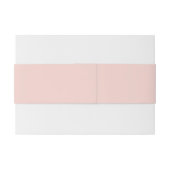 Hand Written Burgundy Pink Whimsical Wedding Einladungsbanderole (Rückseitenbeispiel)