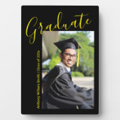 Hand Written Graduate Photo 5 x 7 Desktop Fotoplatte (Vorderseite)