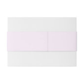 Hand Written Pink Retro Calligraphy Boho Wedding Einladungsbanderole (Rückseitenbeispiel)