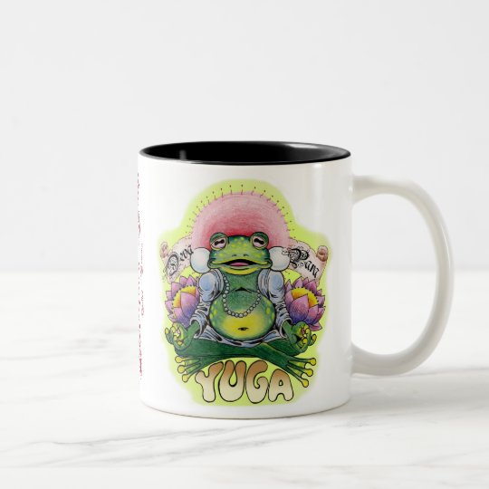 hand würfel, Yuga-Frosch, dy Zweifarbige Tasse