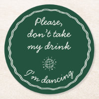 Hand Zeichn Emerald Green Handwriting