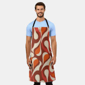 Hand zeichne ein etnisches Muster. Stilvoller Desi Schürze (Getragen)