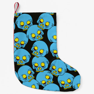 Hand zeichne Schädelmuster. Nahtloses Schädelmuste Kleiner Weihnachtsstrumpf