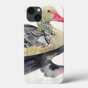 Hand zeichnen Watercolor-Vogel, Ente Case-Mate iPhone Hülle