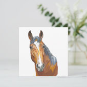 Hand zeichnend Bucht-Pferdekissen (Stehend Vorderseite)