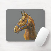 Hand zeichnend Kastanienpferd Mousepad (Mit Mouse)