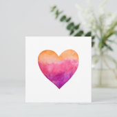 Hand zeichnend Valentine Feiertagskarte (Stehend Vorderseite)