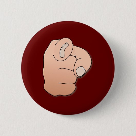 Hand Zeigefinger hand pointer finger Button (Vorderseite)
