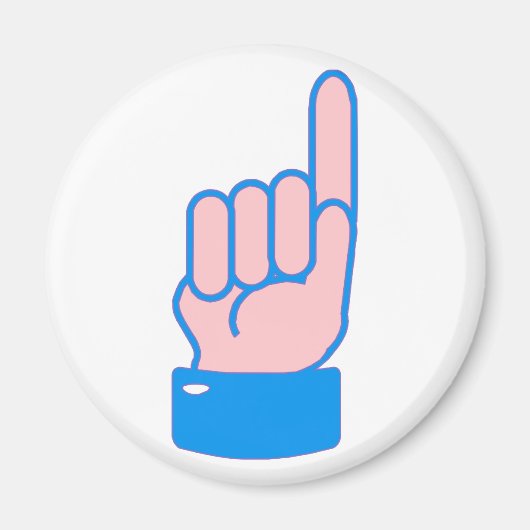 Hand Zeigefinger index finger Magnet (Vorne)