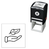 Handabfallfeder Permastempel (Beispiel)