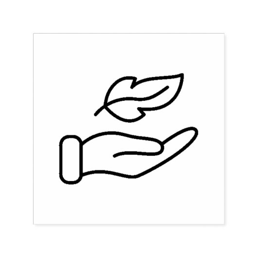 Handabfallfeder Permastempel (Design)