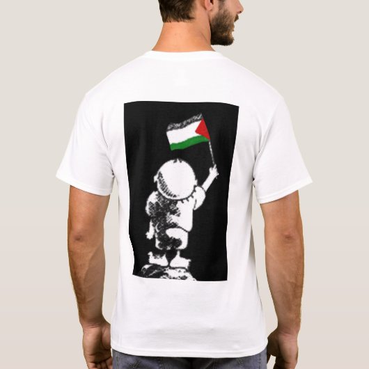 handala T-Shirt (Rückseite)