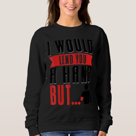 Handamputierter 1 sweatshirt (Vorderseite)