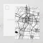 Handan China Stadtplan Postkarte (Vorne/Hinten)