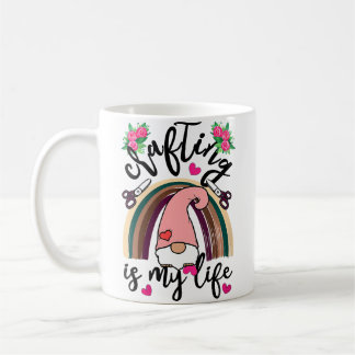 Handarbeit ist mein Leben Damen Handarbeit Quilten Kaffeetasse
