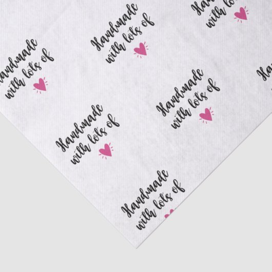 Handarbeit mit Liebe-Gewebepapier Seidenpapier (Detail)