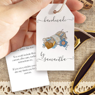 Handarbeit von Individuelle Name Crochet and Knitt Geschenkanhänger
