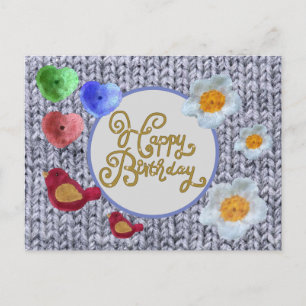 Handarbeiten Postkarte