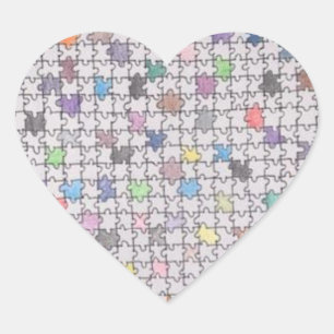 Handaufkleber Herz-Aufkleber