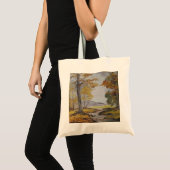 Handbag Ann Hayes Painting Forest Stream Tragetasche (Vorderseite (Produkt))