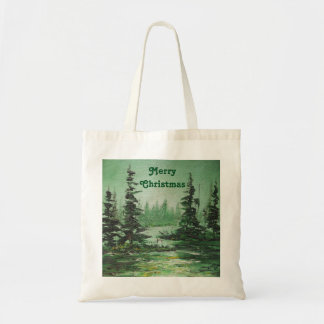 Handbag Ann Hayes Painting Green Forest Tragetasche