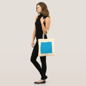 Handbag Baby Blue Glitzer Tragetasche (Vorderseite (Model))