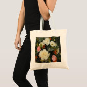 Handbag Carnation Bouquet Tragetasche (Vorderseite (Produkt))