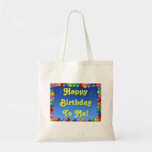 Handbag freut sich auf Geburtstag zu mir Tragetasche