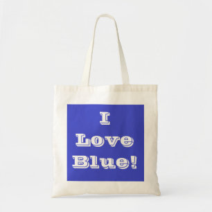 Handbag I Liebe Blau Tragetasche