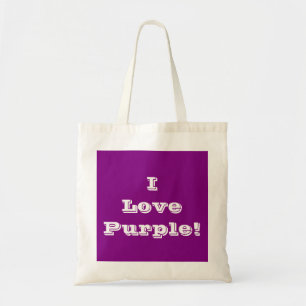 Handbag I Love Purple Tragetasche