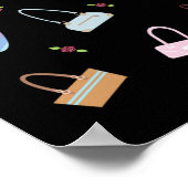 Handbags Collection Fashion Poster (Ecke)