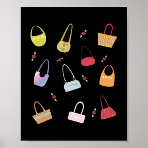 Handbags Collection Fashion Poster