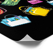 Handbags Collection Fashion Poster (Ecke)
