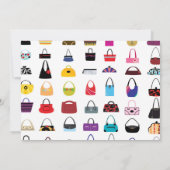 HANDBAGS GALORE - Zweckgebundene Einladungen (Rückseite)