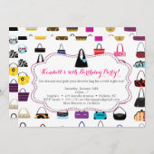 HANDBAGS GALORE - Zweckgebundene Einladungen (Vorne/Hinten)