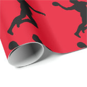 HANDBALER SPIELER GESCHENKPAPIER (Rolleneckpunkt)