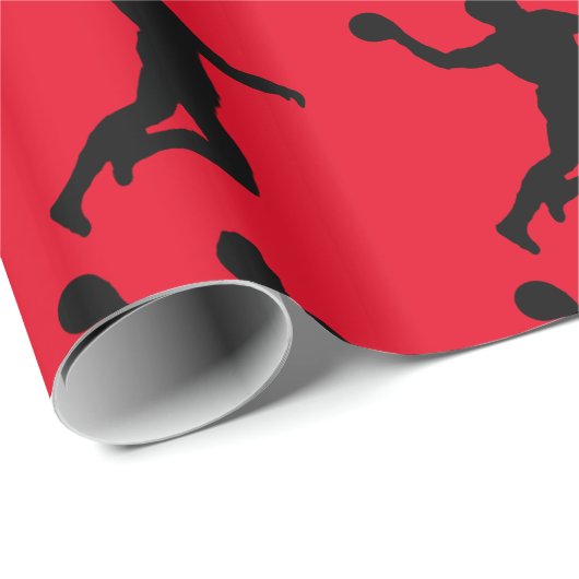 HANDBALER SPIELER GESCHENKPAPIER (Rolleneckpunkt)