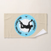 HANDBALER SPIELER HANDTUCH (Handtuch)