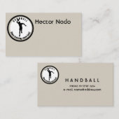 HANDBALER SPIELER VISITENKARTE (Vorne/Hinten)